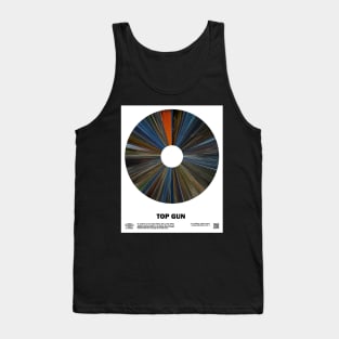 minimal_TopGun Warp Barcode Tank Top